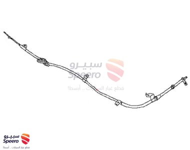 Right Rear Handbrake Cable - 365303TA0A