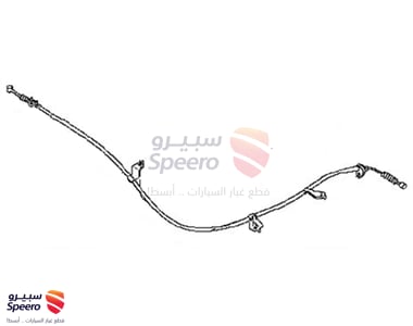 Right Rear Handbrake Cable - 365305RA0A