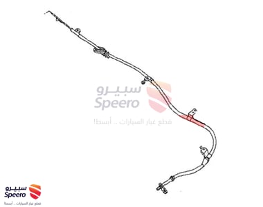 Left Rear Handbrake Cable - 365313TA0A