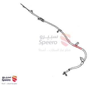 سلك جلنط خلفي يسار - 210223NT0A