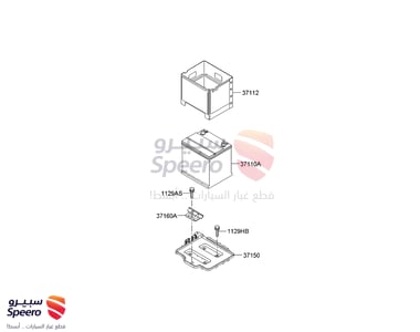 TRAY ASSY-BATTERY - 371501G000