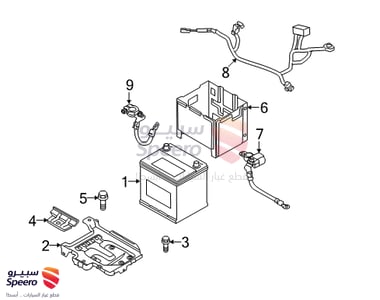 TRAY ASSY BATTERY - 371501M000