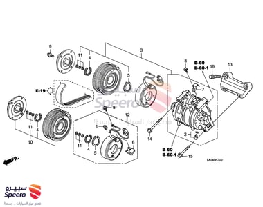 AC Compressor - 38810R40A01