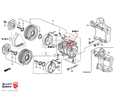 AC Compressor - 38810R70A01