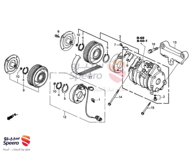 AC Compressor - 38810RAAA01