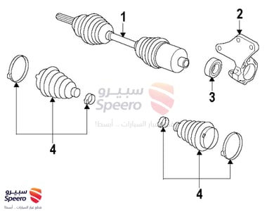 Front Right Axle Sahft - 39100JA010