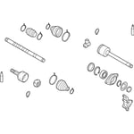 صورة Front Left Axle Shaft