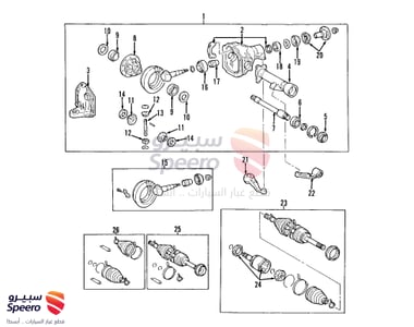 CARRIER ASSY, DIFFERENTIAL, FRONT - 411106A171