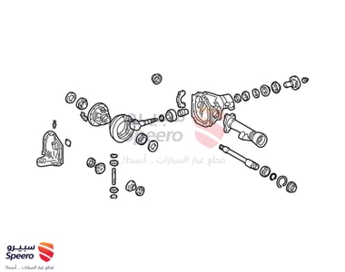 CARRIER ASSY, DIFFERENTIAL, FRONT - 411106A171