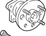 HUB & BEARING ASSY, REAR AXLE, RH/LH - 4241012090