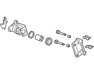 Caliper Sub-Assembly, Left Rear - 43019TA0A01