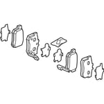 صورة قماش فرامل خلفي