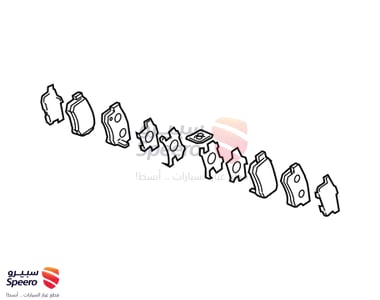 Rear Pad Set - 43022TZ5A10