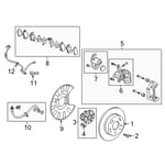 صورة طقم فحمات فرامل خلفية