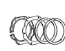SEAL SUB-ASSY, STEERING KNUCKLE OIL - 4320460032
