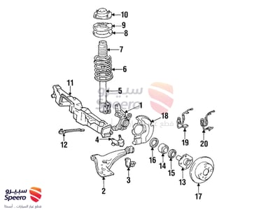 JOINT ASSY, LOWER BALL, FRONT - 4334019025