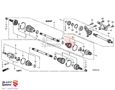 عكس امامي يمين - 44305TA1A01