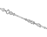 Drive Shaft Assembly, Passenger Side - 44305TK8A31