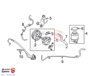 علبة دركسون فوق - 4431007040