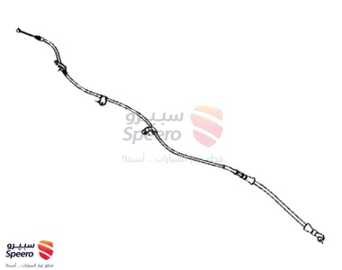 سلك جلنط خلفي يسار - 4643006172