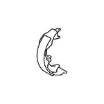 صورة SHOE ASSY, PARKING BRAKE NO.1, RH/LH
