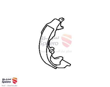 SHOE ASSY, PARKING BRAKE NO.1, RH/LH - 4654022040