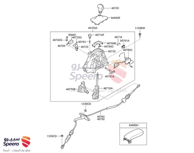 مسكة عصا قير - 467202T200CA3