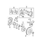 صورة Driver Disc Brake Cylinder Assembly