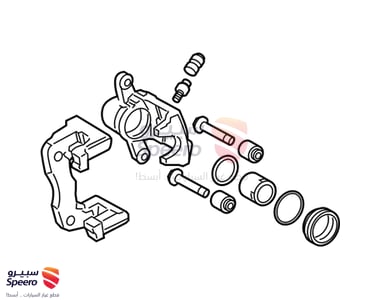 طقم فحمات فرامل خلفية - 4785033240