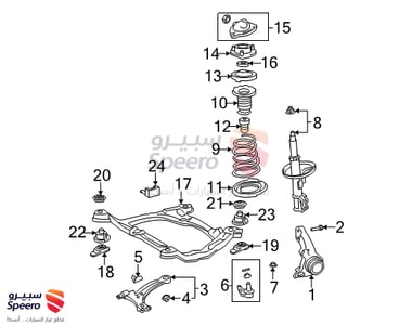 Absorber Assy, Shock, Front LH - 4852039555