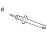 Absorber Assy, Shock, Front LH - 4852059585