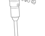 Absorber Assy, Shock, Rear RH - 4853080386
