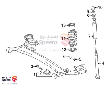 BUSH, REAR AXLE CARRIER, RH/LH - 4872552010
