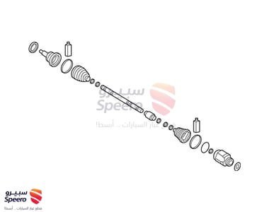 Axle boots F.L - 49500D4300