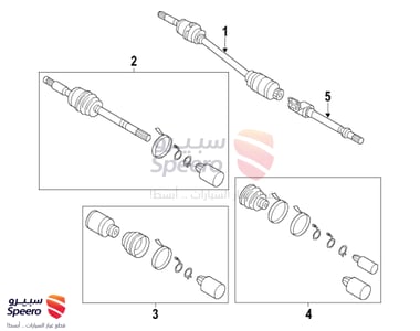 Axle boots F.L - 49500D4300