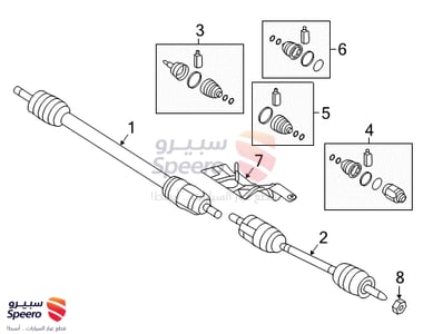 Shaft Assembly-Drive, LH - 49500E6000