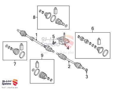 Shaft Assembly-Drive, LH - 49500F2100