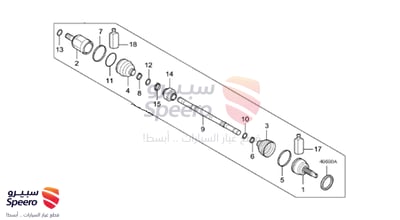 Axle boots F.R