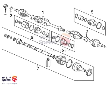 Shaft Assembly-Drive, RH - 495013V560