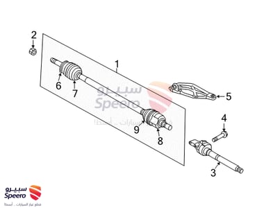 Outer Front CV Boot - 49541D9130