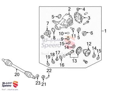 Shaft Assembly-Drive Rear - 496003T200