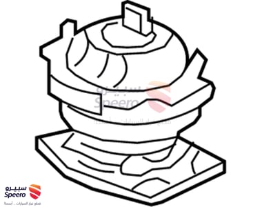 Rubber Assy., RR. Engine Mounting (ACM) - 50810TK8A01