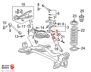 جلدة عمود توازن امامي - 51306S0XA01