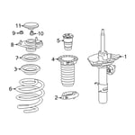 صورة Shock Absorber Unit, Left Front
