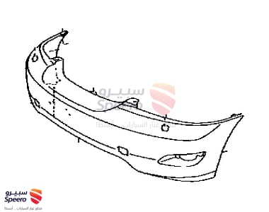 صدام امامي لكزس LX570 2016-2021