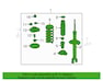 Shock Absorber Assembly, Right Rear - 52610TA0A05