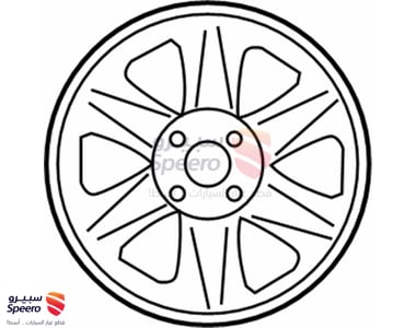Painted 15 Inch Wheel - 529101E300