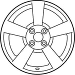 صورة Wheel Assembly-Aluminum
