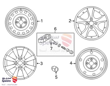 جنط ألمنيوم - 529101R205