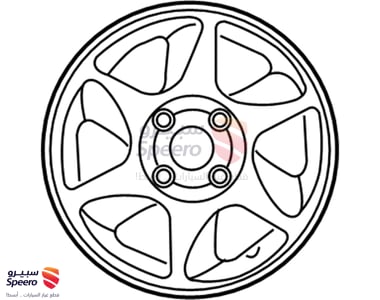 Aluminium Wheel Assembly - 529102D400
